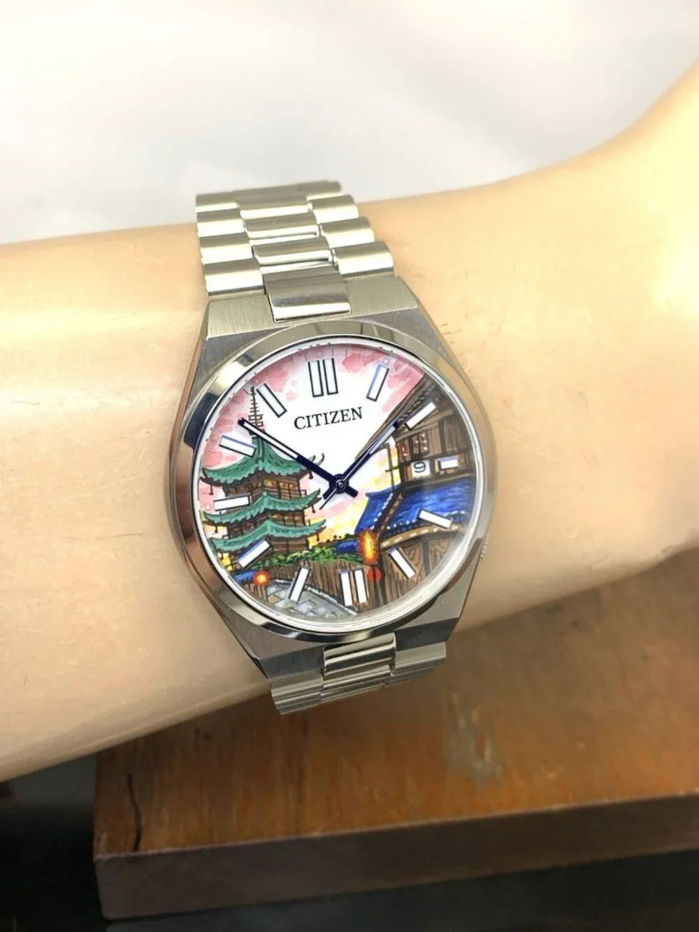 Citizen IFL Watch NJ0159-86A Tsuyosa Automatic Tokyo Concept Hand Painted Dial